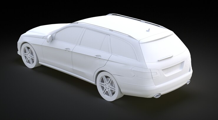 Foto coche grande de empresa familiar modelo 3d con un manejo deportivo y al mismo tiempo cómodo