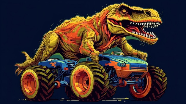 Un coche moderno Trex maravilloso