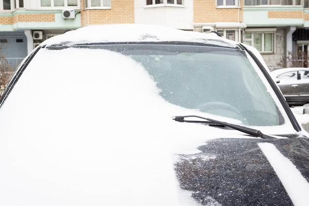 Coche nieve invierno