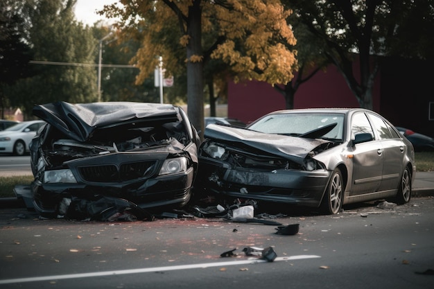 Foto un coche con la palabra coche en él