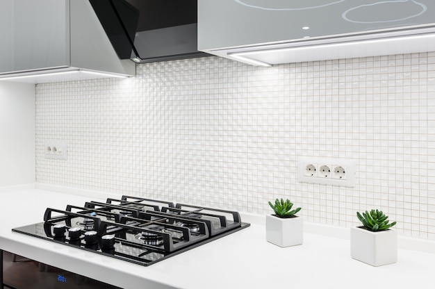 Cocina blanca moderna