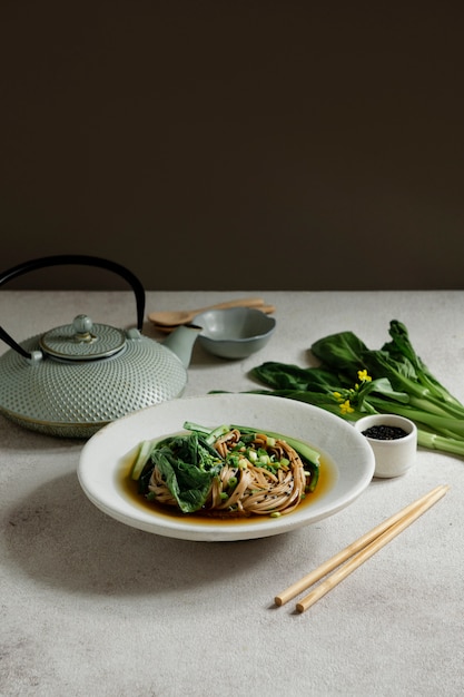 Foto cocina comida japonesa