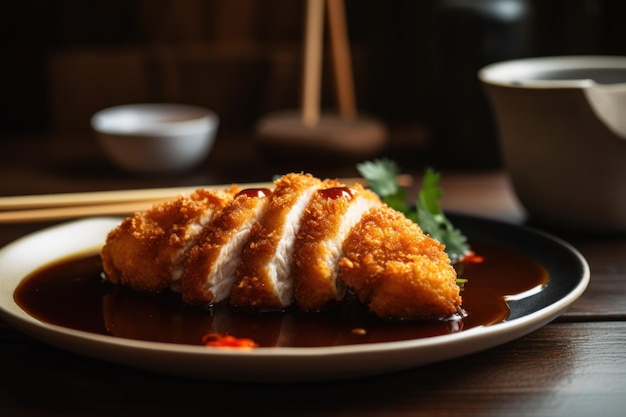 Cocina de comida de pollo Generar Ai