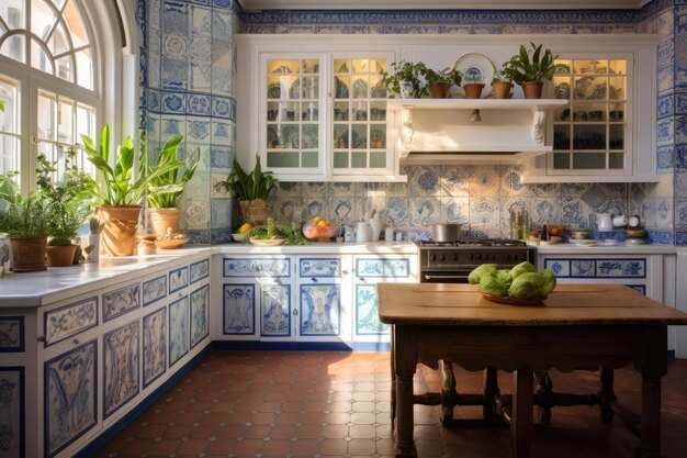 Foto cocina en el edificio de lisboa