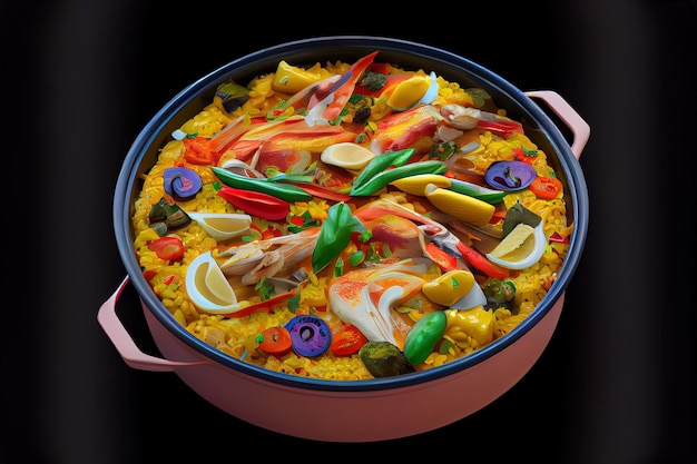 Cocina Europea Paella comida