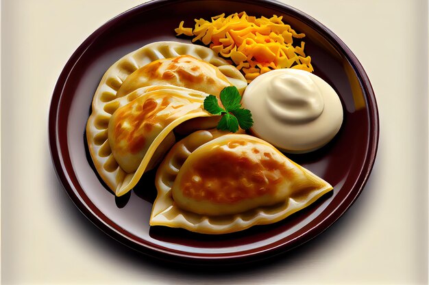 Cocina europea Pierogi comida