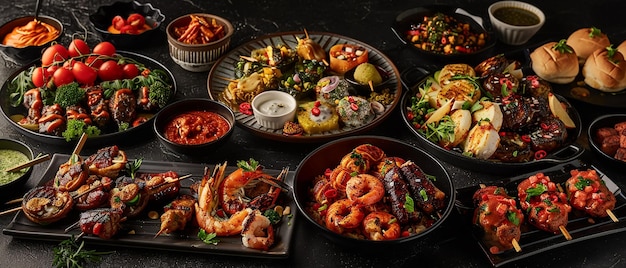 Una cocina de fusión cultural vibrante