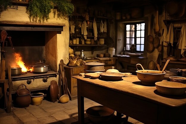 Foto la cocina una imagen de dominio público cautivadora de wikimedia commons