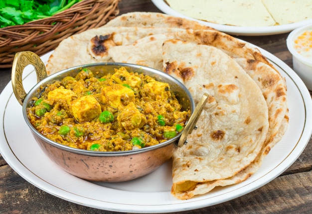 Cocina India Cocina Mattar Paneer