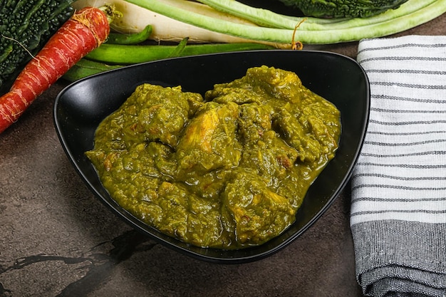 cocina india pollo saagwala palak