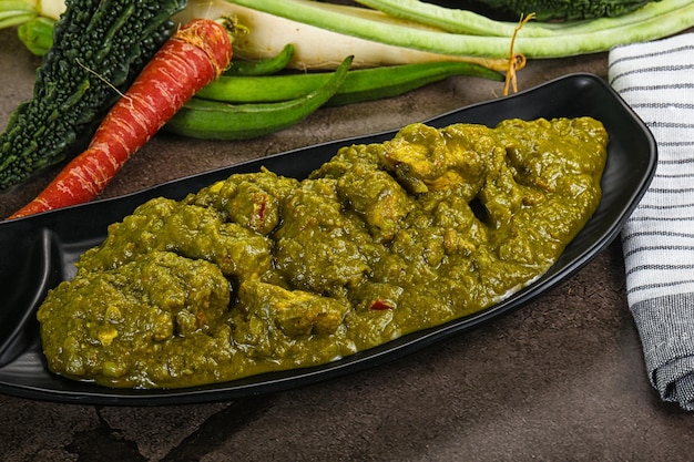 cocina india pollo saagwala palak