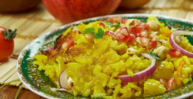 Cocina iraní: Javaher Polow, arroz persa enjoyado