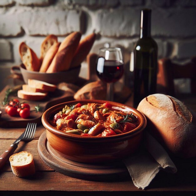 Foto una cocina mediterránea española