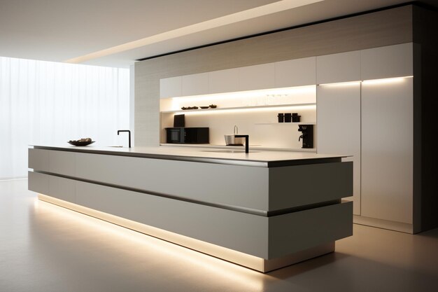 Cocina minimalista y elegante