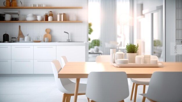Cocina moderna Ilustración AI GenerativexA