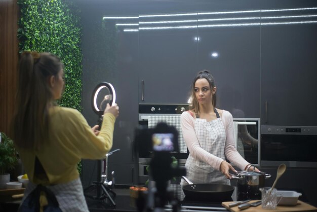 Foto cocina moderna vida doméstica