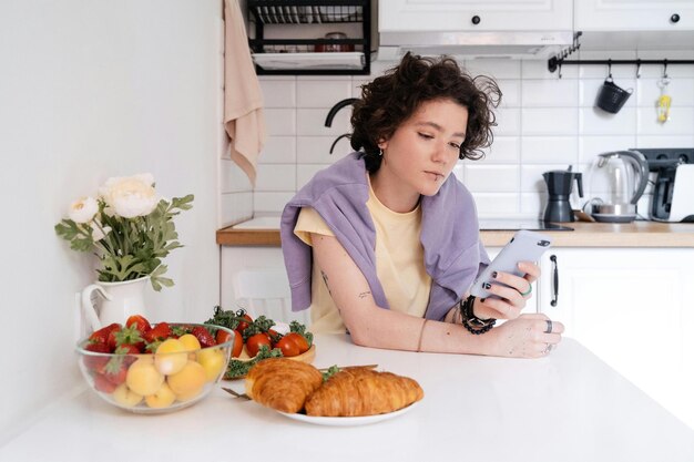 Foto cocina moderna vida doméstica