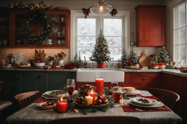 cocina de Navidad