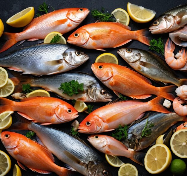 Foto cocina de pescado