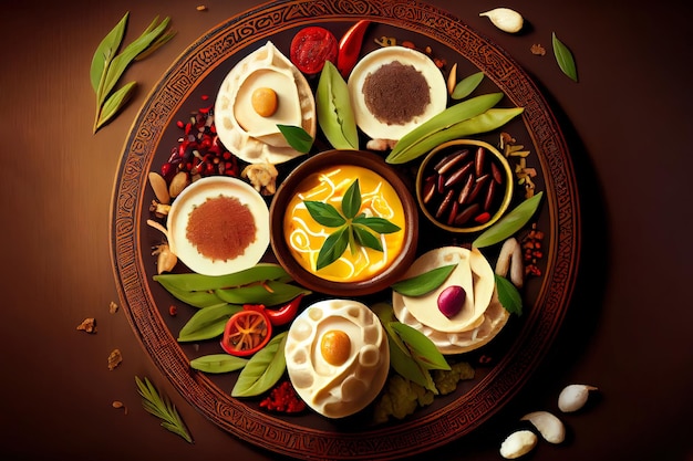 Cocina tradicional árabe Generativa Ai
