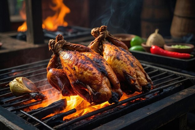 Foto la cocina tradicional indonesia ayam bakar