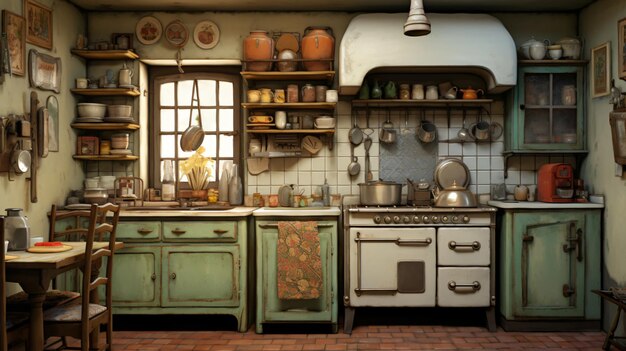Foto cocina de vanguardia a principios del siglo xx
