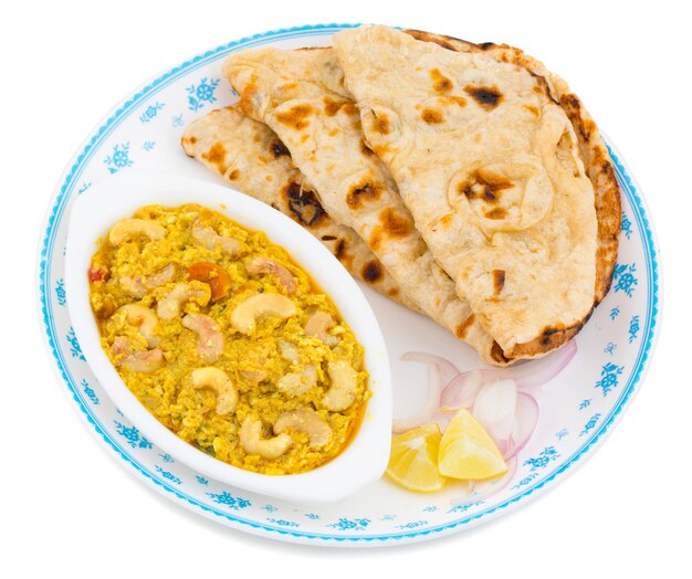 Cocina vegetariana india kaju curry