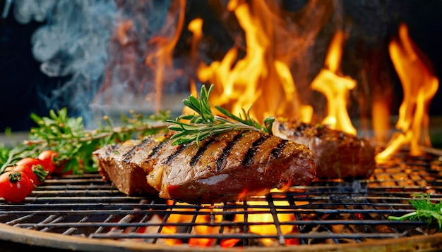 Foto cocinado a la parrilla