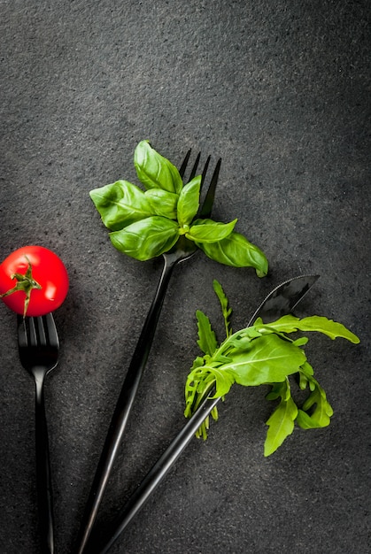 Cocinar con cubiertos