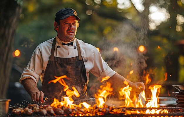 Foto cocinar con flair como chef