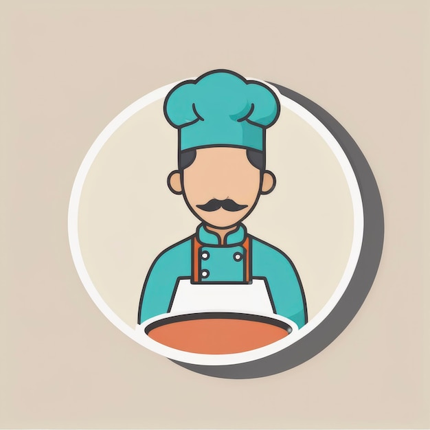 cocinar icono vector clipart logo diseño ilustración