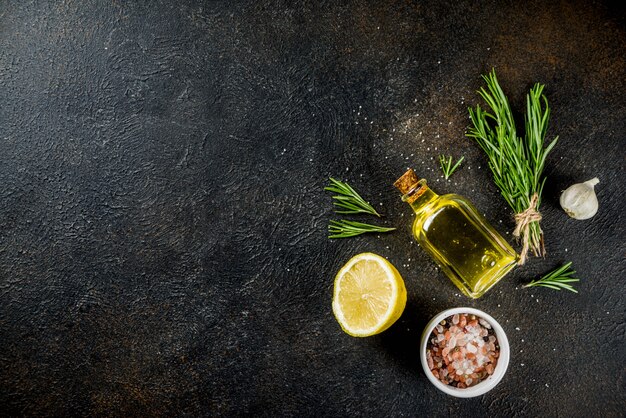 Cocinar ingredientes alimenticios