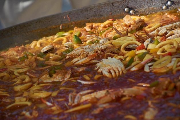 Cocinar la paella