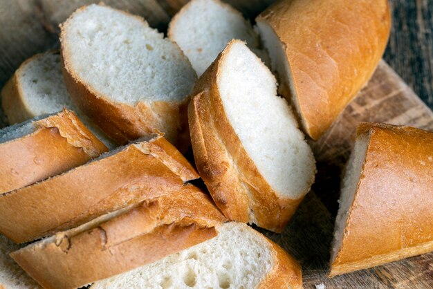 Cocinar platos con baguette suave de trigo