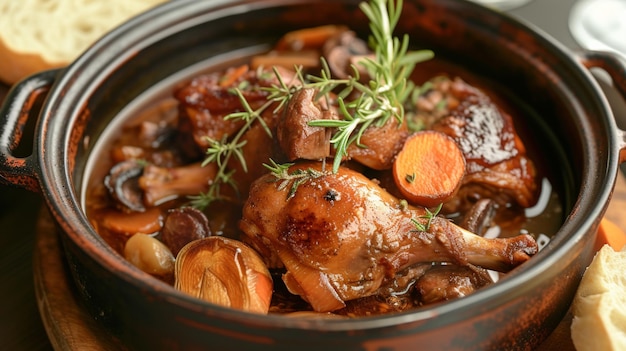 Cocinero francés Coq au Vin