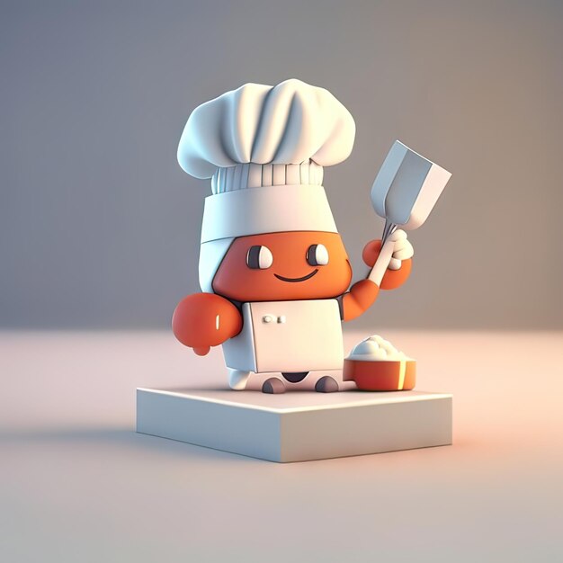 Cocinero mascota Inteligencia Artificial Generativa