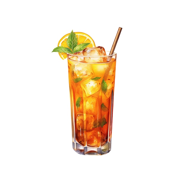 Cocktail-Clipart von Harvey Wallbanger 2