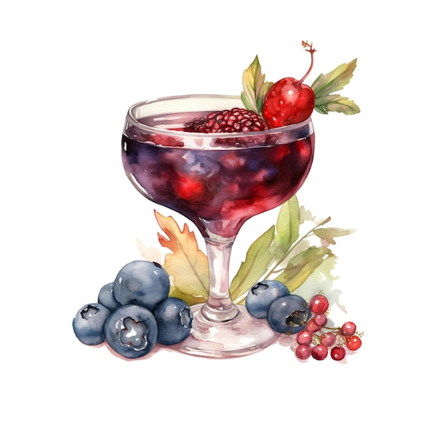 Cocktail-Clipart Wild Berry Smash 2