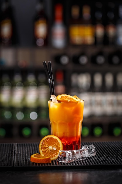 Foto cocktail de laranja fresco