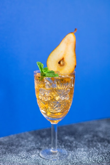 Cocktail de pêra bebida limonada fruta doce sobremesa bebida