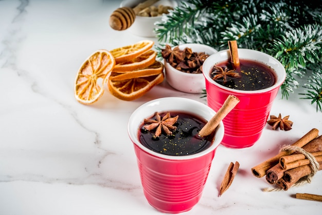 Cocktail de vinho quente