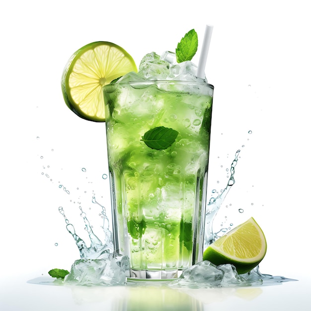 Cocktail refrescante de verão Mojito com gelo e menta Catálogo Perfect For Drink
