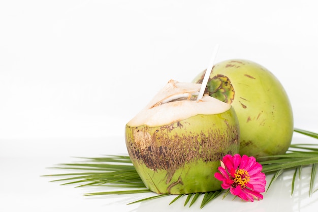 Cocktail Tropical Com Água De Coco Crua Orgânica