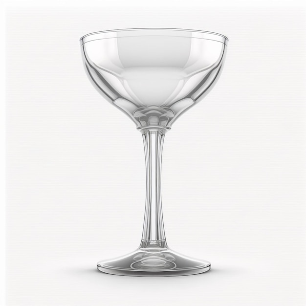 Cocktailglas-Mockup-Coupé-Martini-Glas