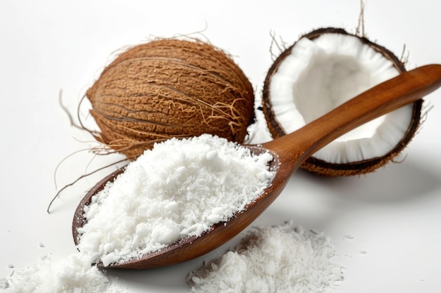 Coco y copos de coco