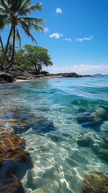 Coconut Grove am Strand