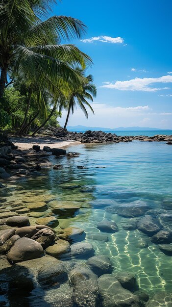 Coconut Grove am Strand