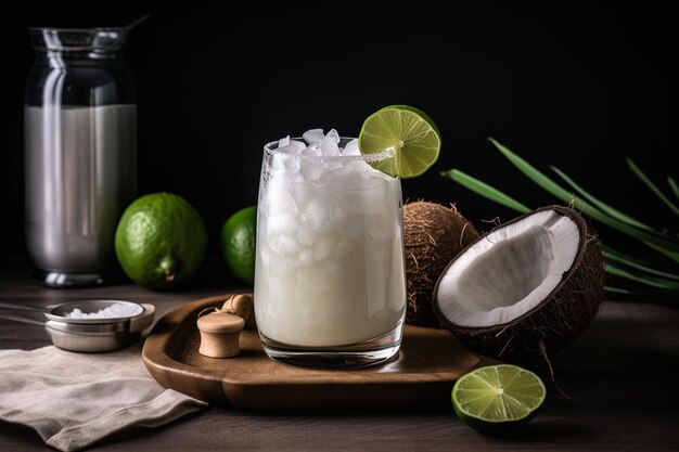 Coconut Lemonade Uma bebida refrescante para o verão