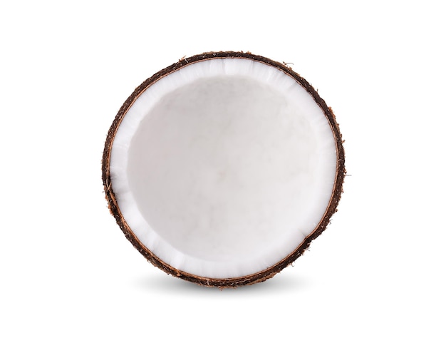 Cocos aislados en el fondo blanco