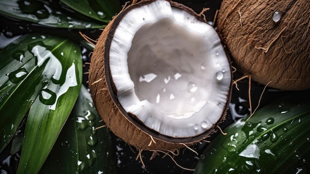 Los cocos son un ingrediente natural en el aceite de palma.